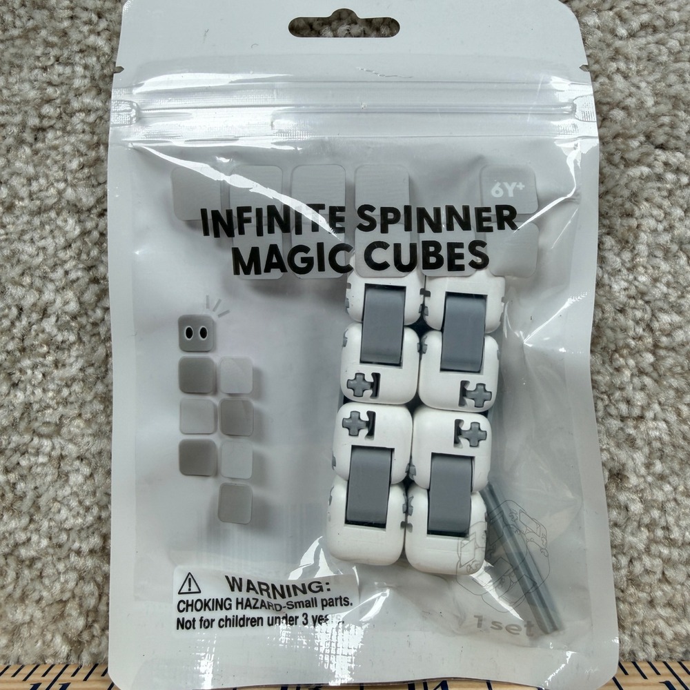 Infinate Spinner Magic Cubes Fidget Hand Toy Stress Relief Kids Adults